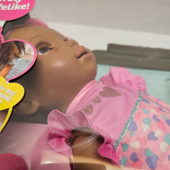 New Box Luvabella Newborn African American Interactive Life like Girl Doll Real - Picture 13 of 16